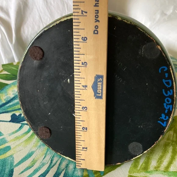 Jose Sosa Vintage 2003 Pottery Vase  Chulucanas PERU sea green serene earthy - Picture 14 of 15